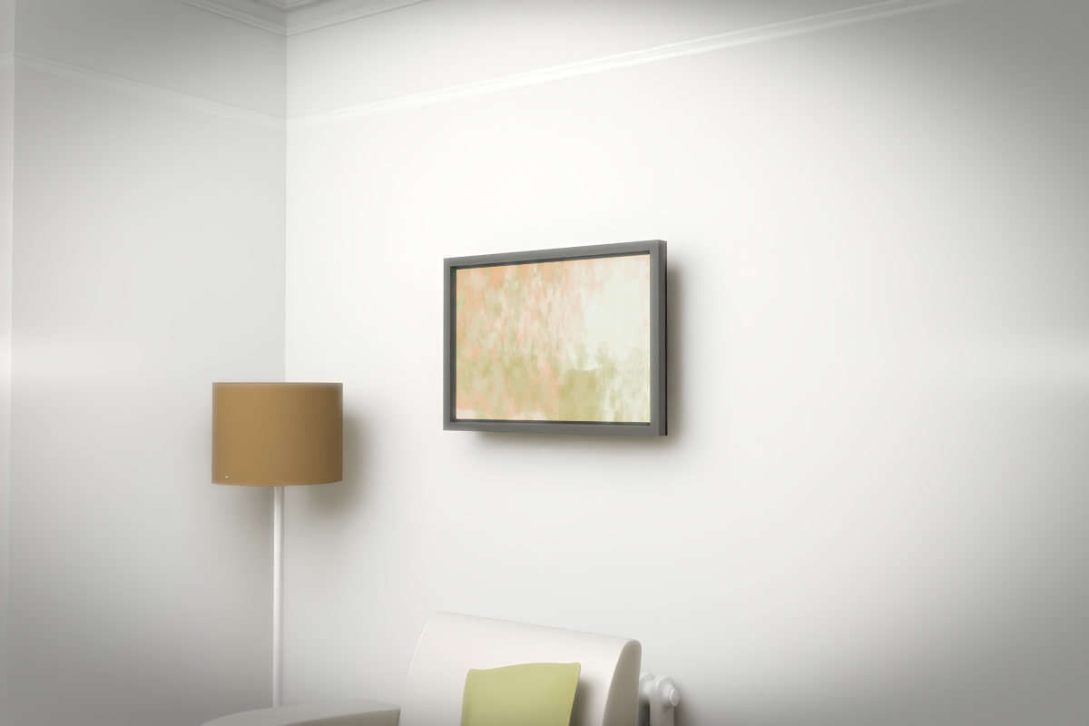 Vertical Scrapes · white right context room view