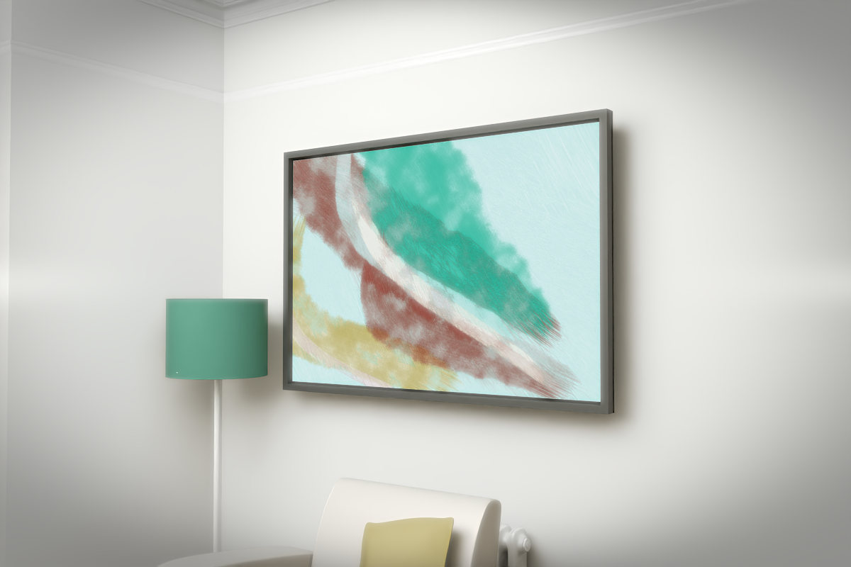 Descending Sweep · white right context room view