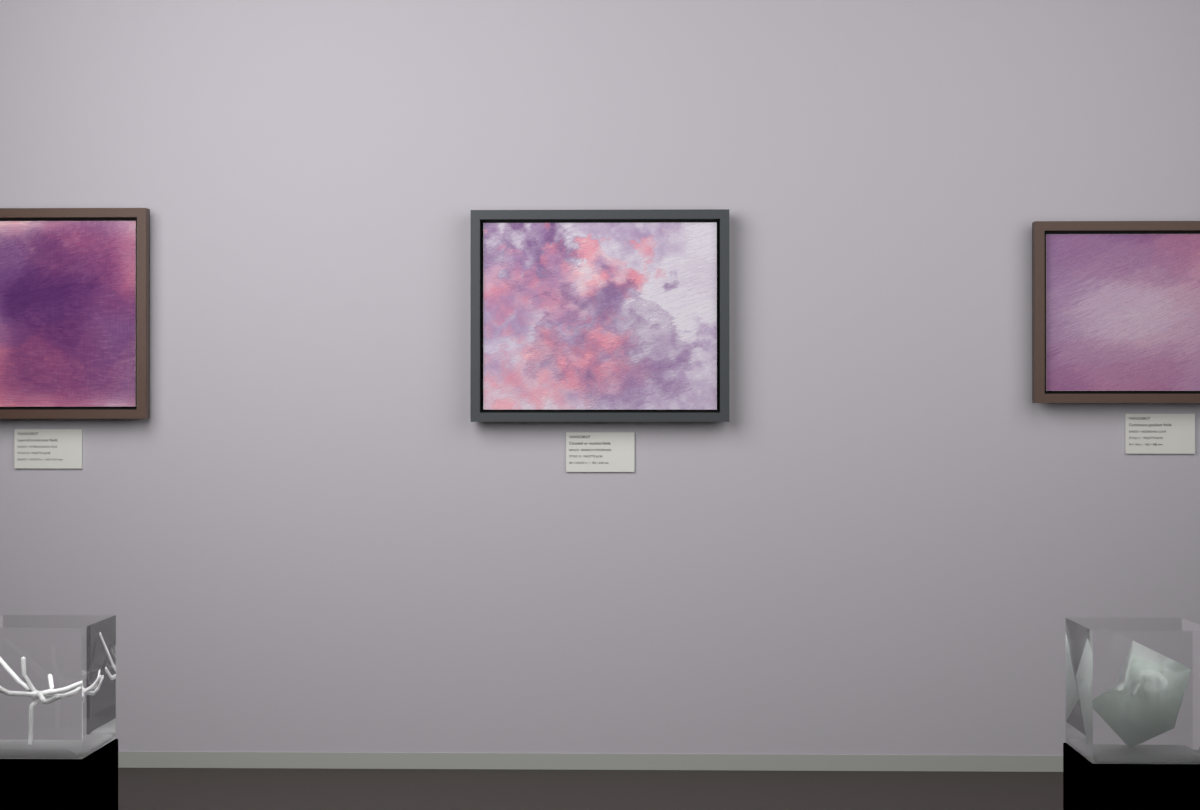Banked Atmosphere · gallery context room view