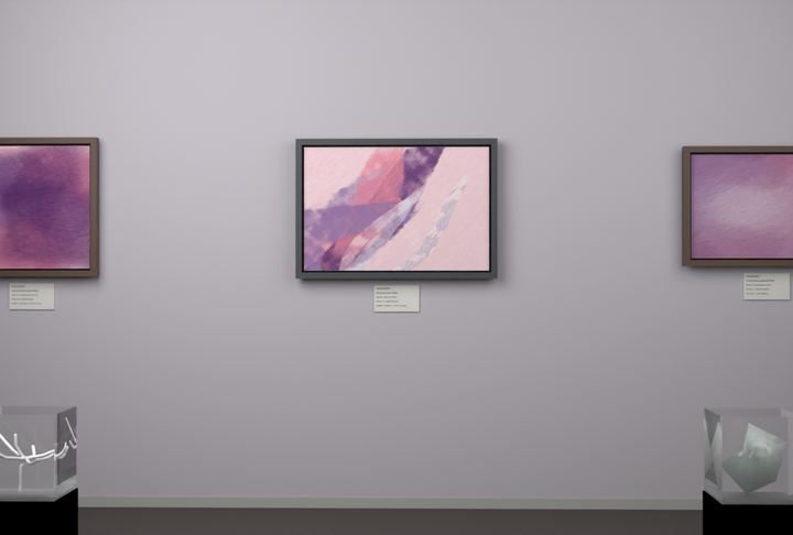 Broad Turn — Gestural color fields, palette 134