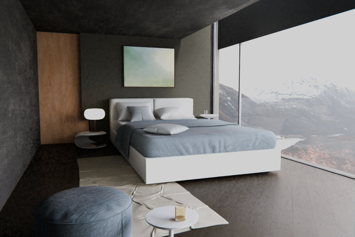 Split Temperature · over bed room view
