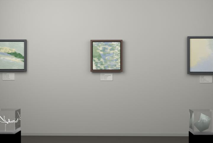Layered Abrasions — Scumbled or broken-surface fields, palette 135