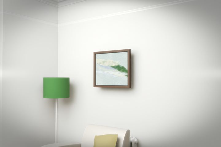 Lateral Release — Gestural color fields, palette 135