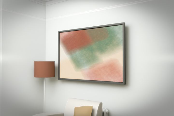 Diagonal Drift — Layered translucent fields, palette 137