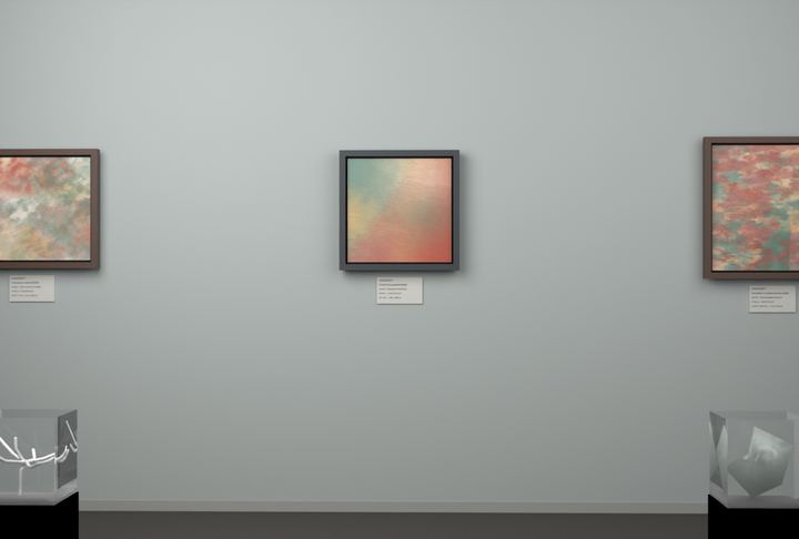 Oblique Transition — Continuous-gradient fields, palette 137