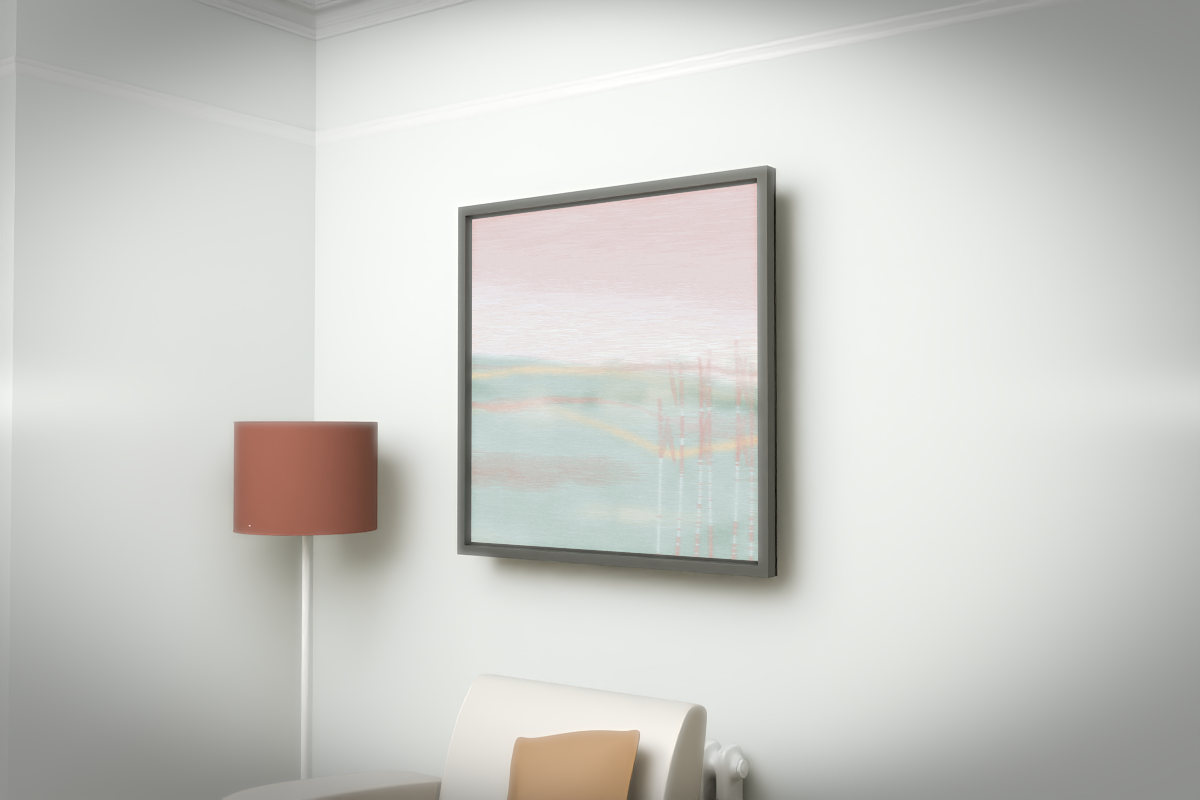 Receding Shore · Morning Reed Bank · white right context room view