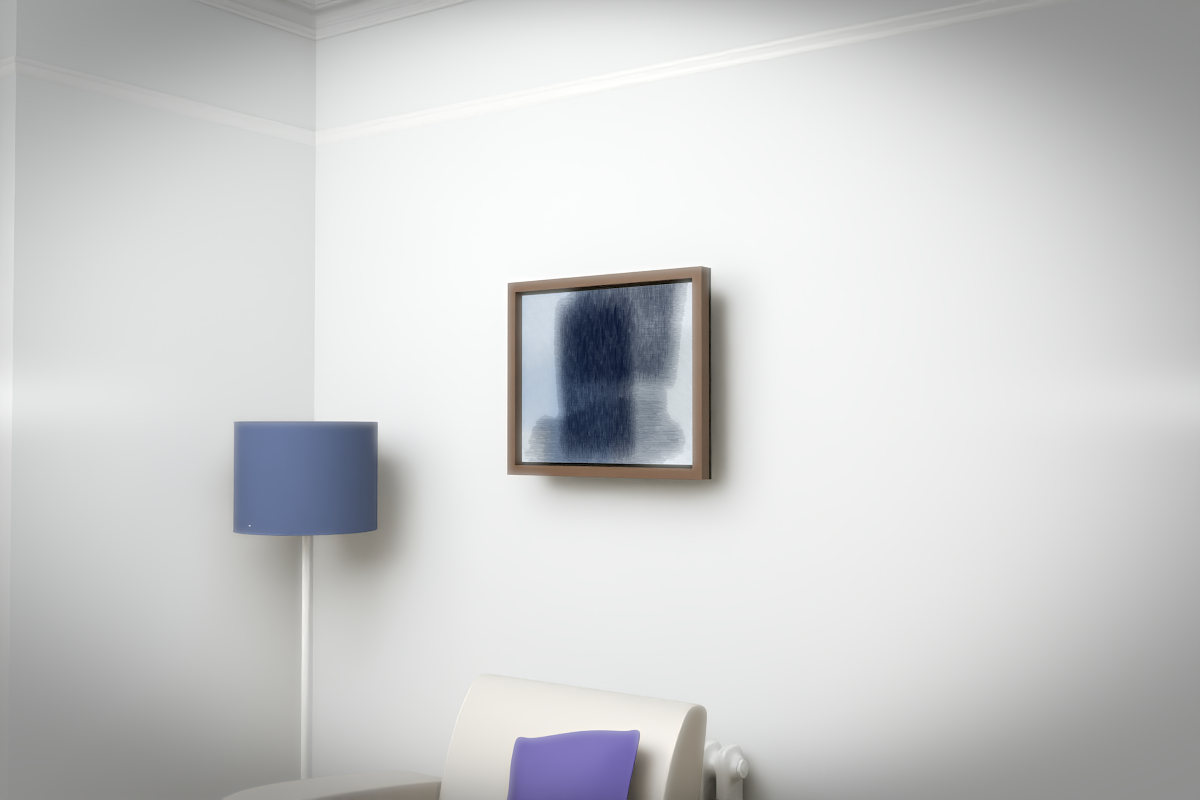 Interleaved Veils · white right context room view