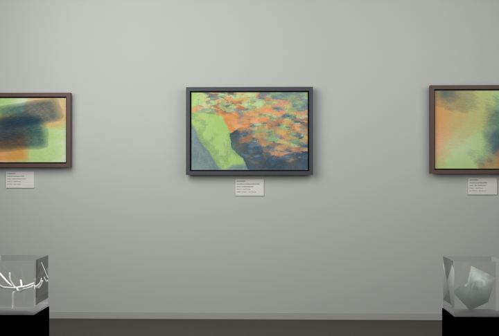 Layered Abrasions — Scumbled or broken-surface fields, palette 141