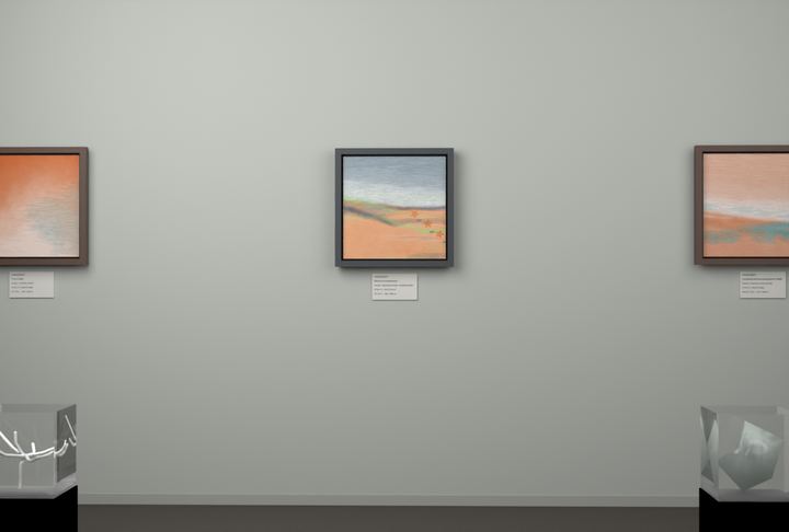 Receding Shore · Blossom Drift — Botanical composition, palette 141