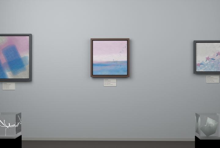 Shallow Tidal Planes · Olive Over Water — Botanical composition, palette 143