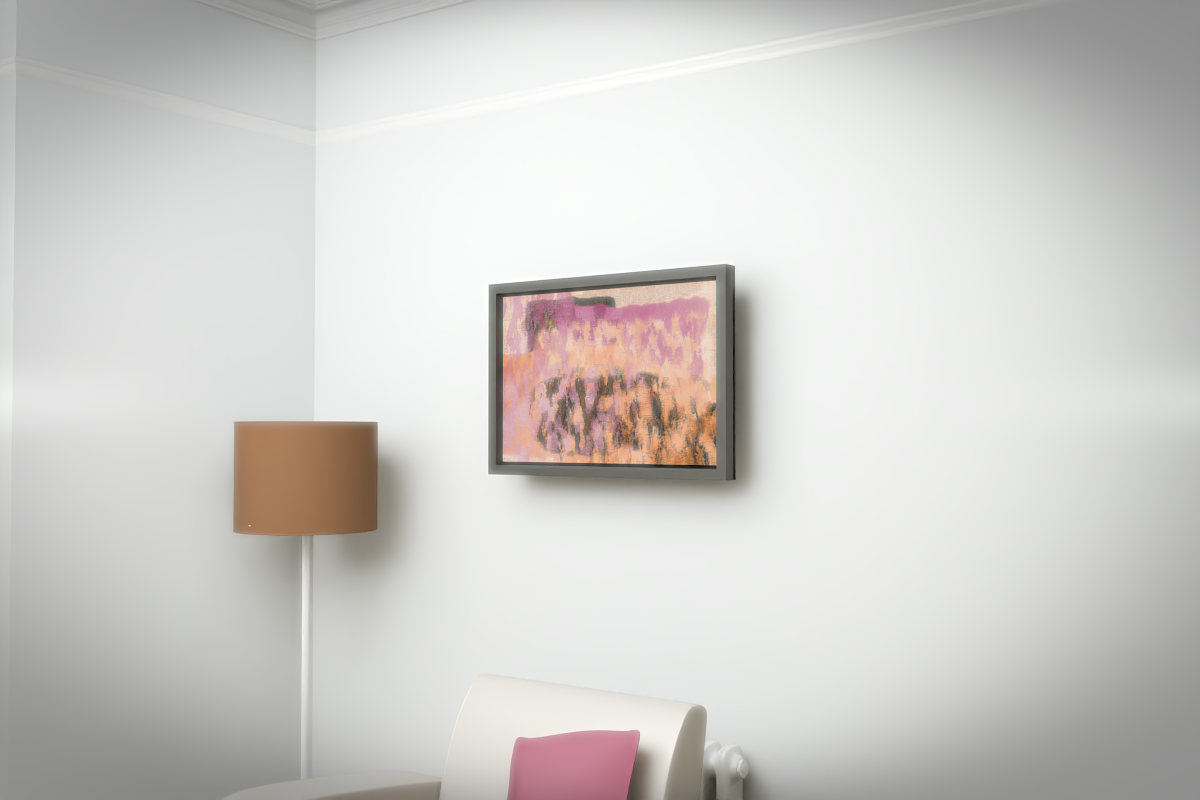 Vertical Scrapes · white right context room view