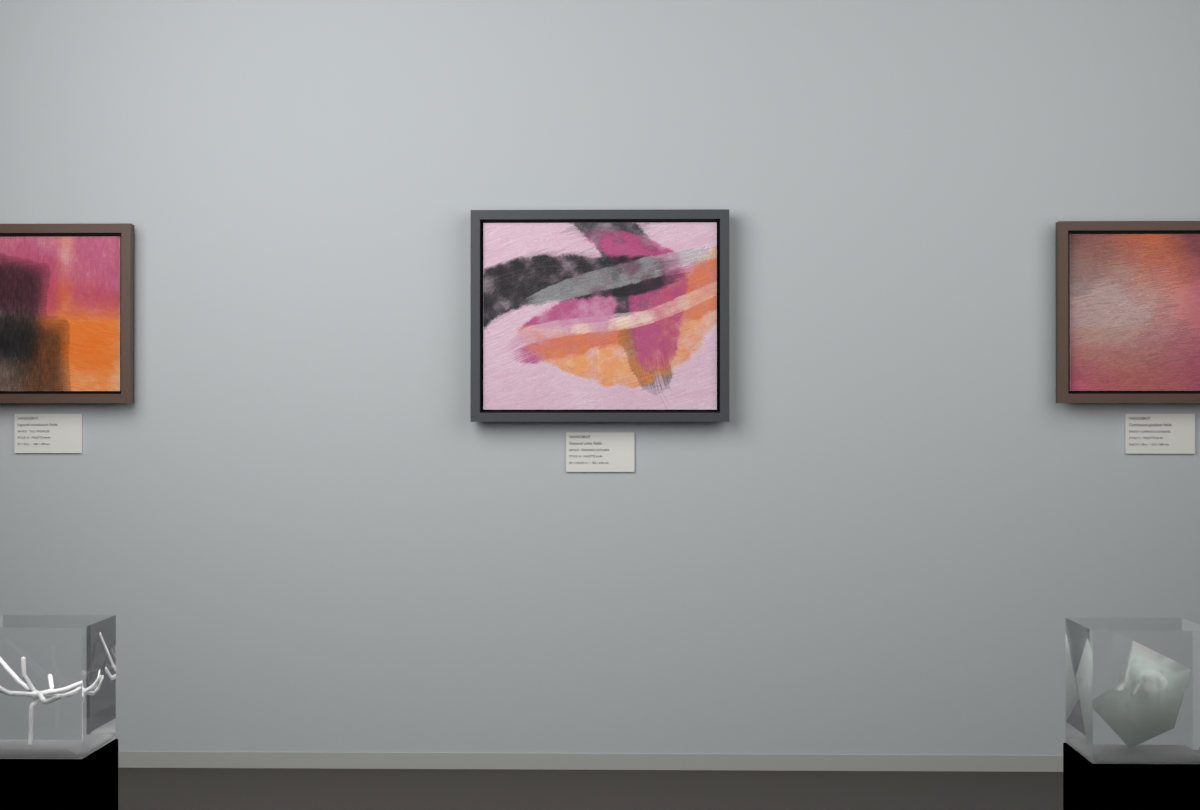 Crossing Gestures · gallery context room view