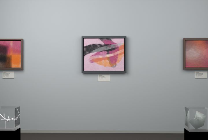 Crossing Gestures — Gestural color fields, palette 144