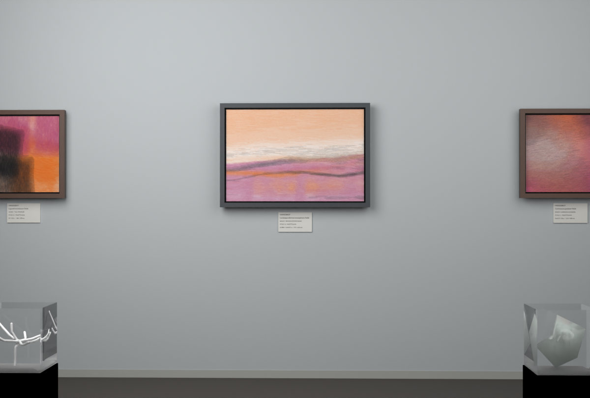 Broken Distant Bank · gallery context room view