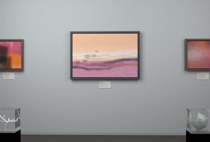 Shallow Tidal Planes · Ginkgo Lightbreak — Botanical composition, palette 144