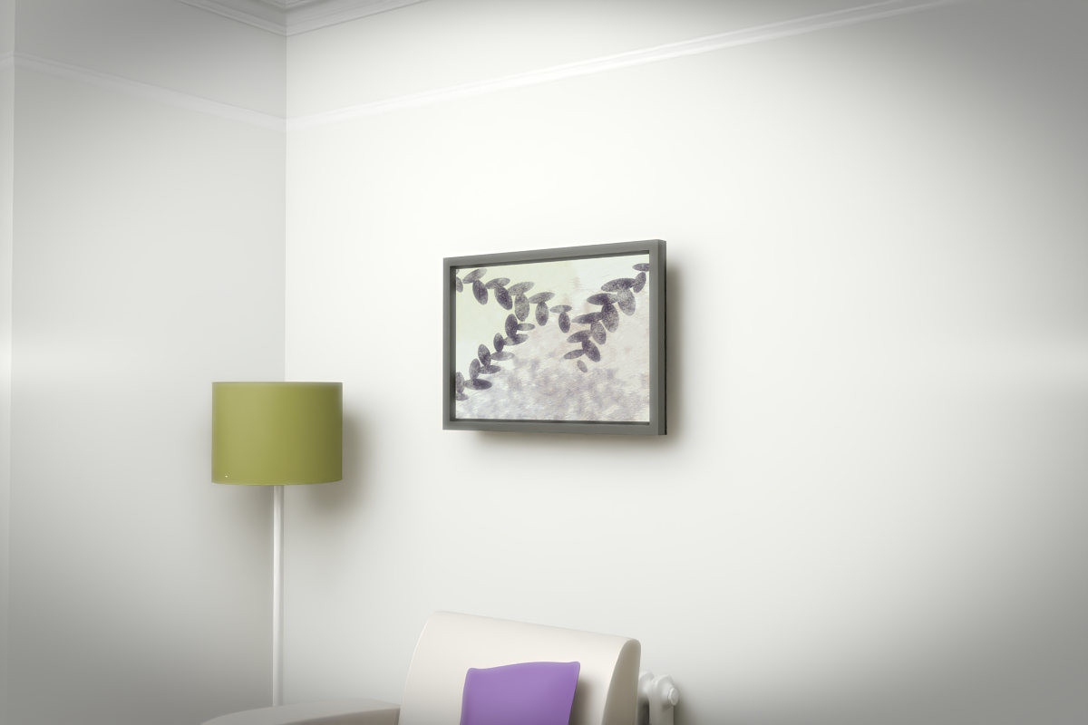 Botanical Canopy Aperture · white right context room view