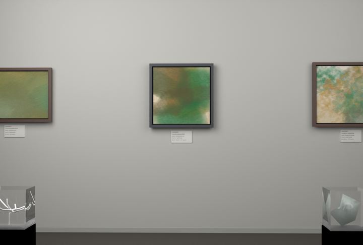 Interlocking Veils — Layered translucent fields, palette 146