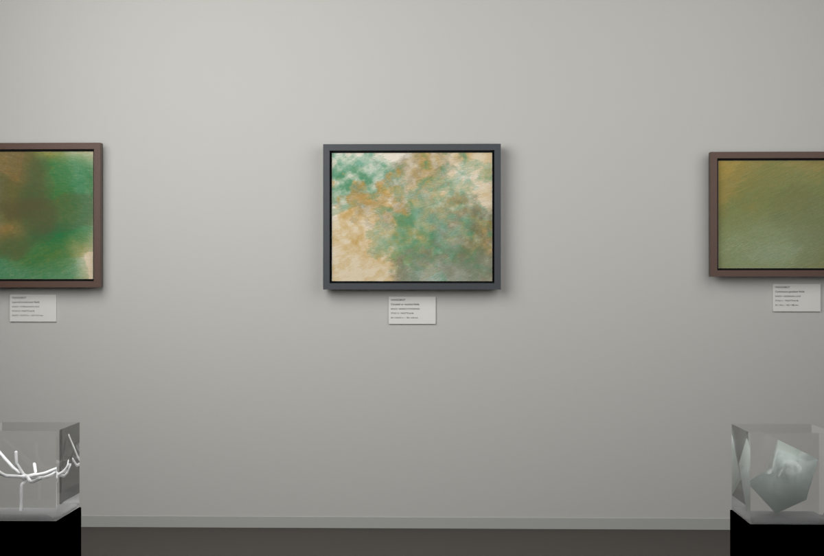 Banked Atmosphere · gallery context room view