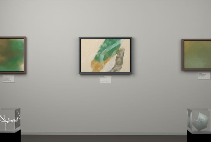 Broad Turn — Gestural color fields, palette 146