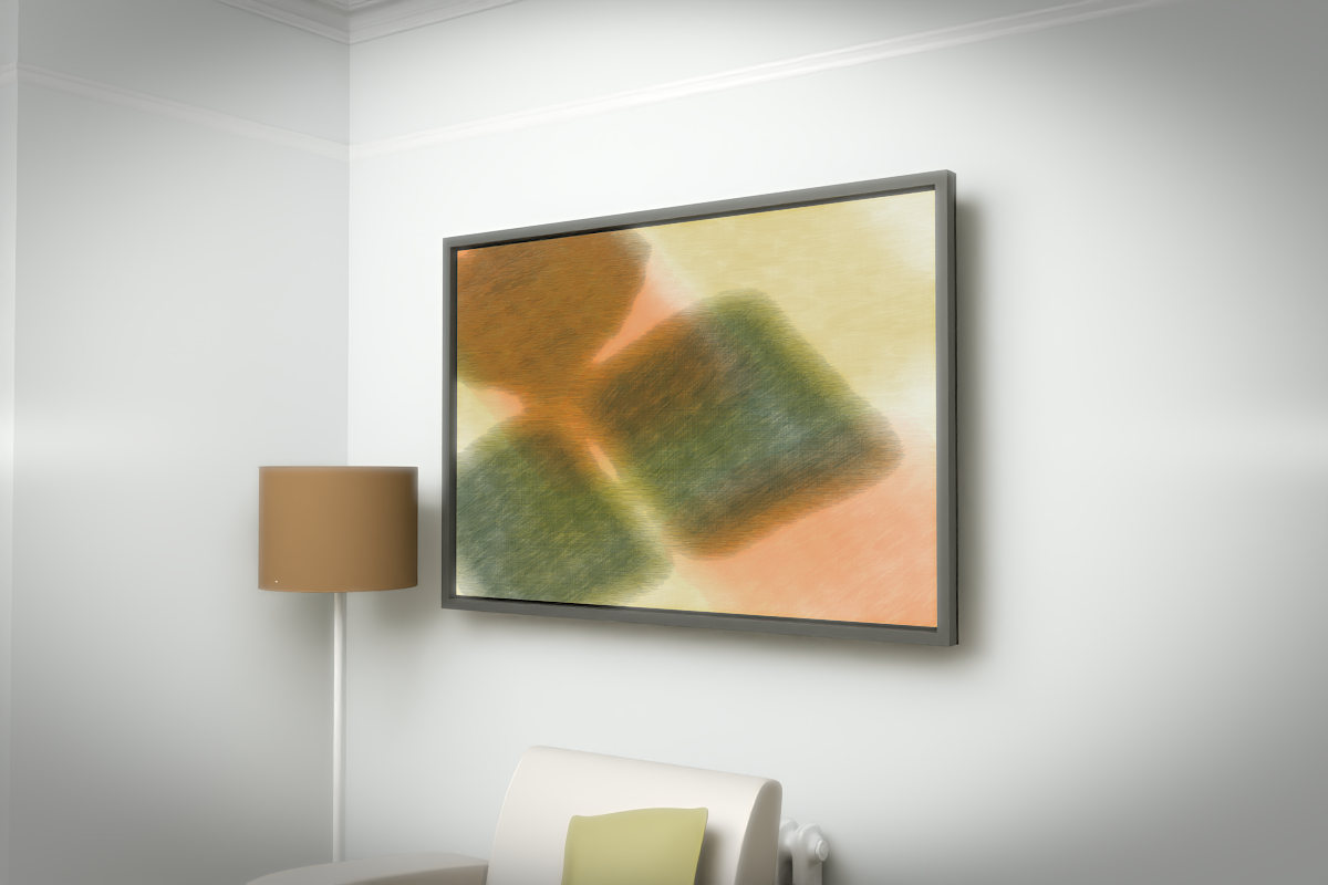 Diagonal Drift · white right context room view