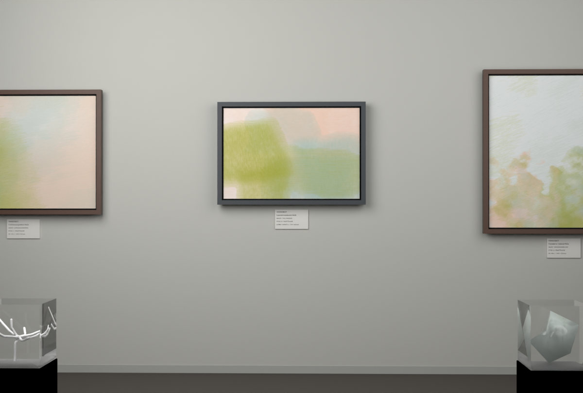 Tall Passages · gallery context room view