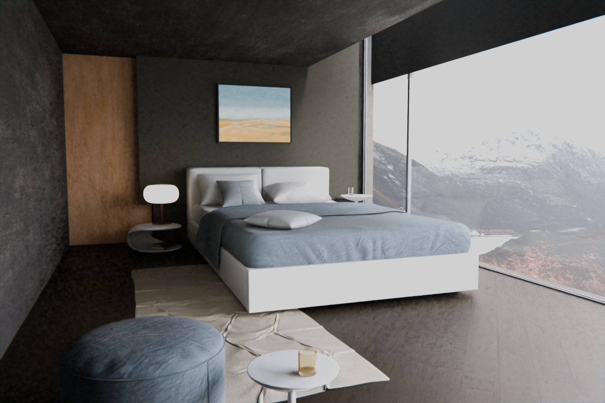 Shallow Tidal Planes · over bed room view