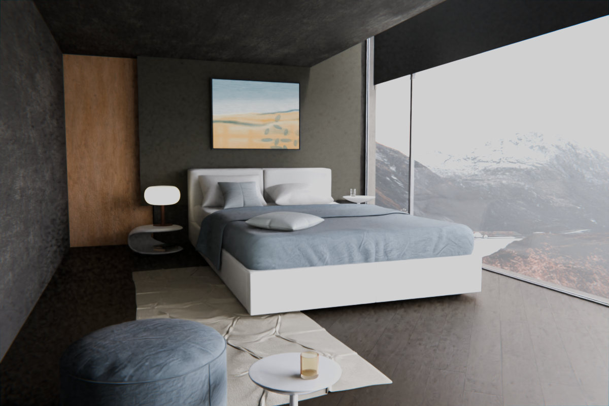 Low Estuary · Broad Leaves At Dusk · over bed room view