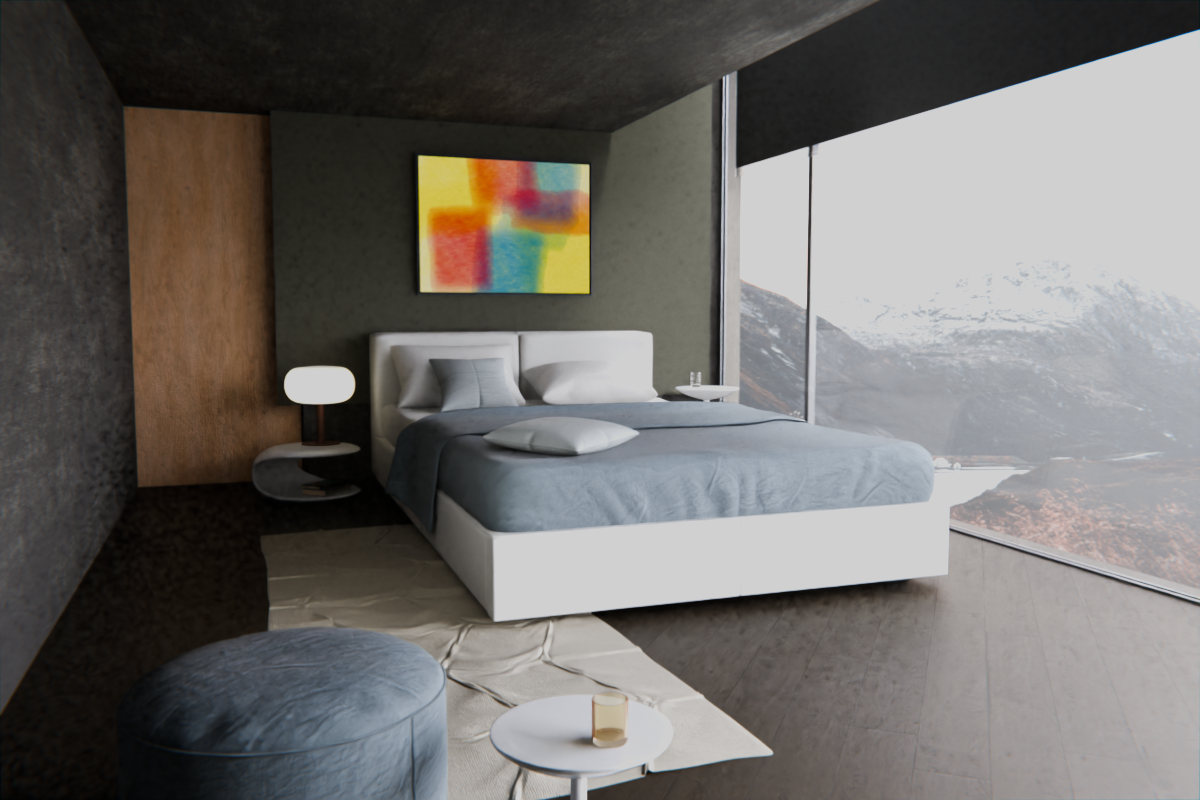Open Centre · over bed room view