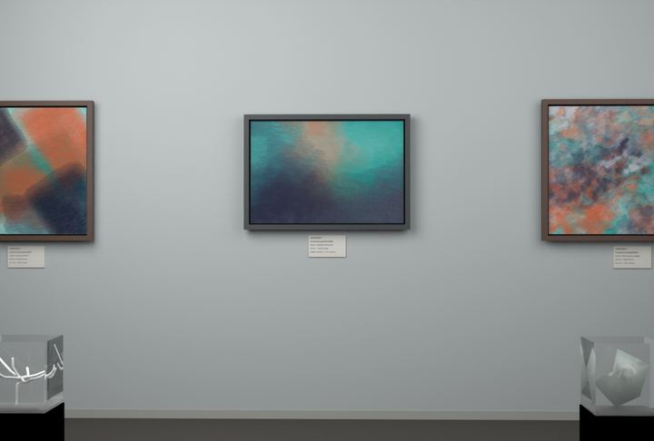 Oblique Transition — Continuous-gradient fields, palette 155