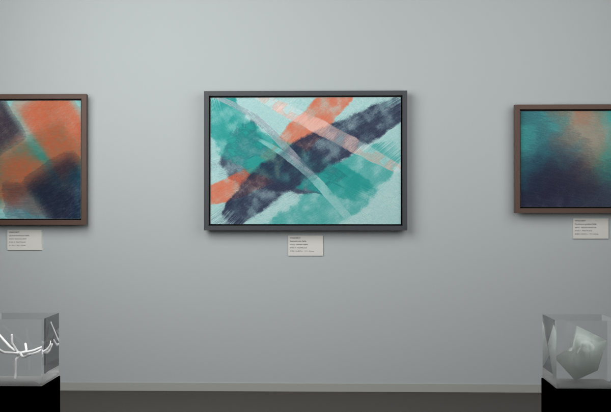 Opposed Sweeps · gallery context room view