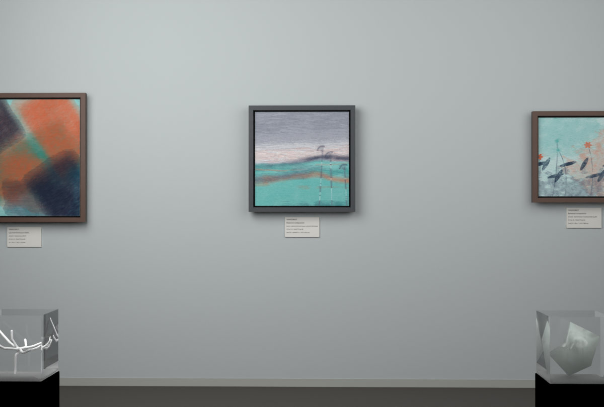 Broken Distant Bank · Distant Seed Bank · gallery context room view