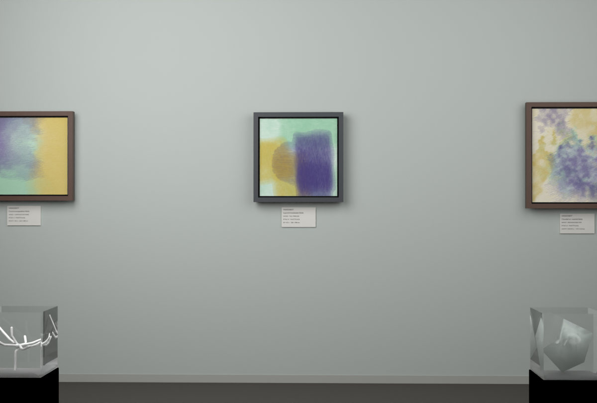 Tall Passages · gallery context room view