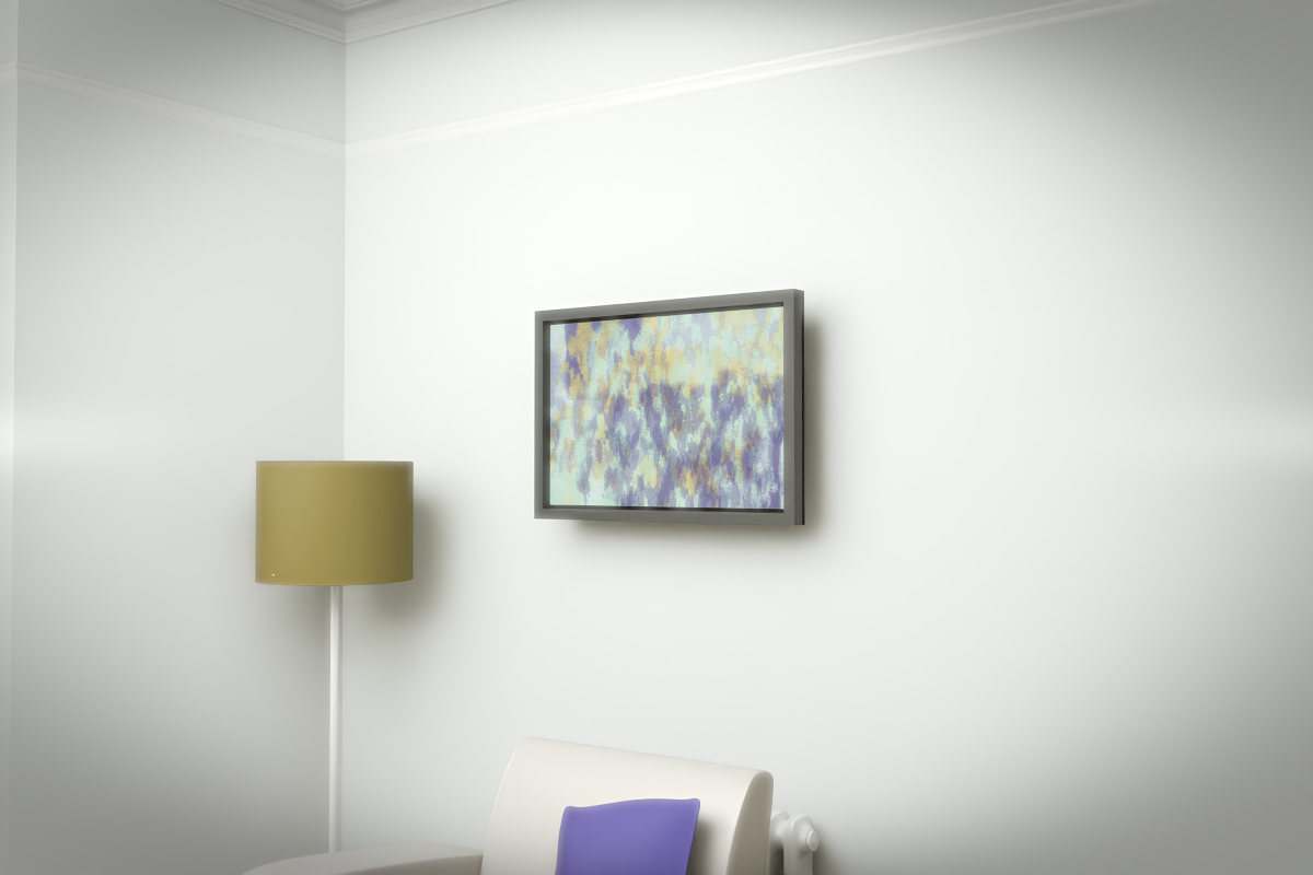 Vertical Scrapes · white right context room view