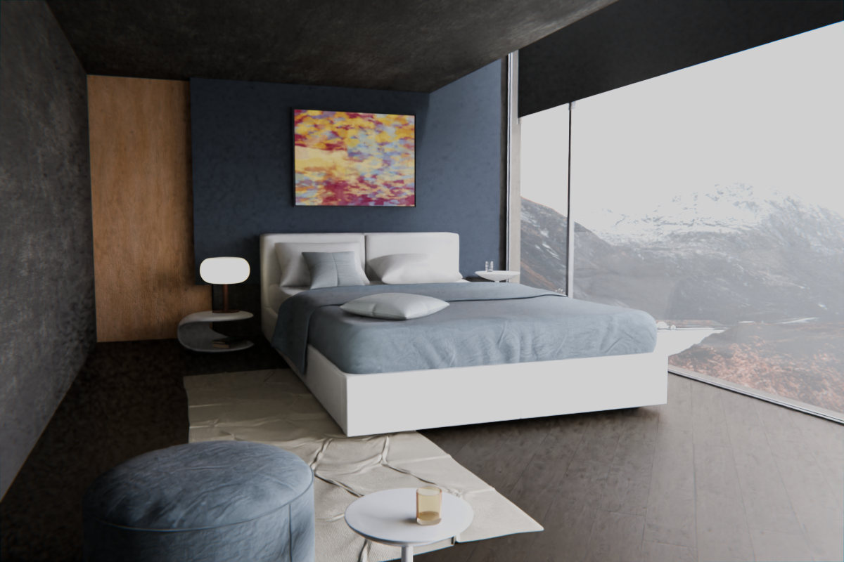 Lateral Erosion · over bed room view