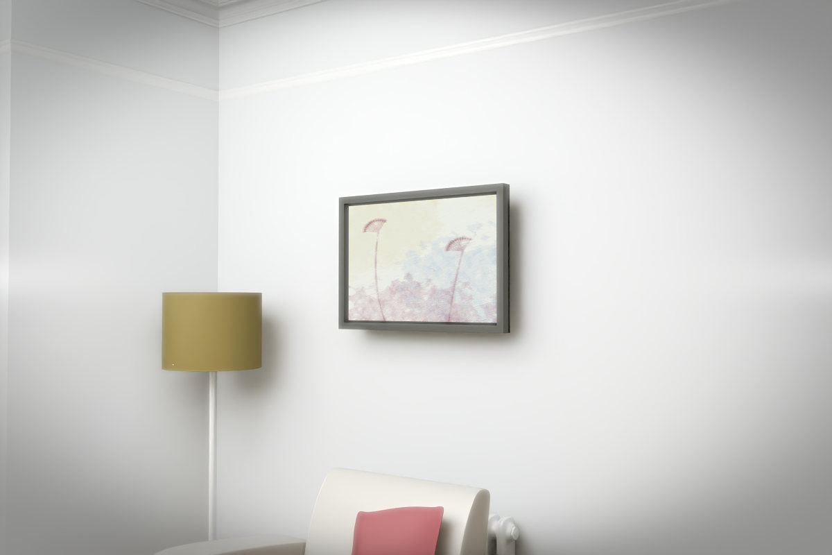 Botanical Umbel Constellation · white right context room view