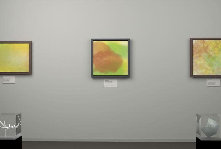Interlocking Veils — Layered translucent fields, palette 158