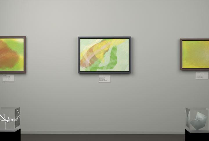 Broad Turn — Gestural color fields, palette 158