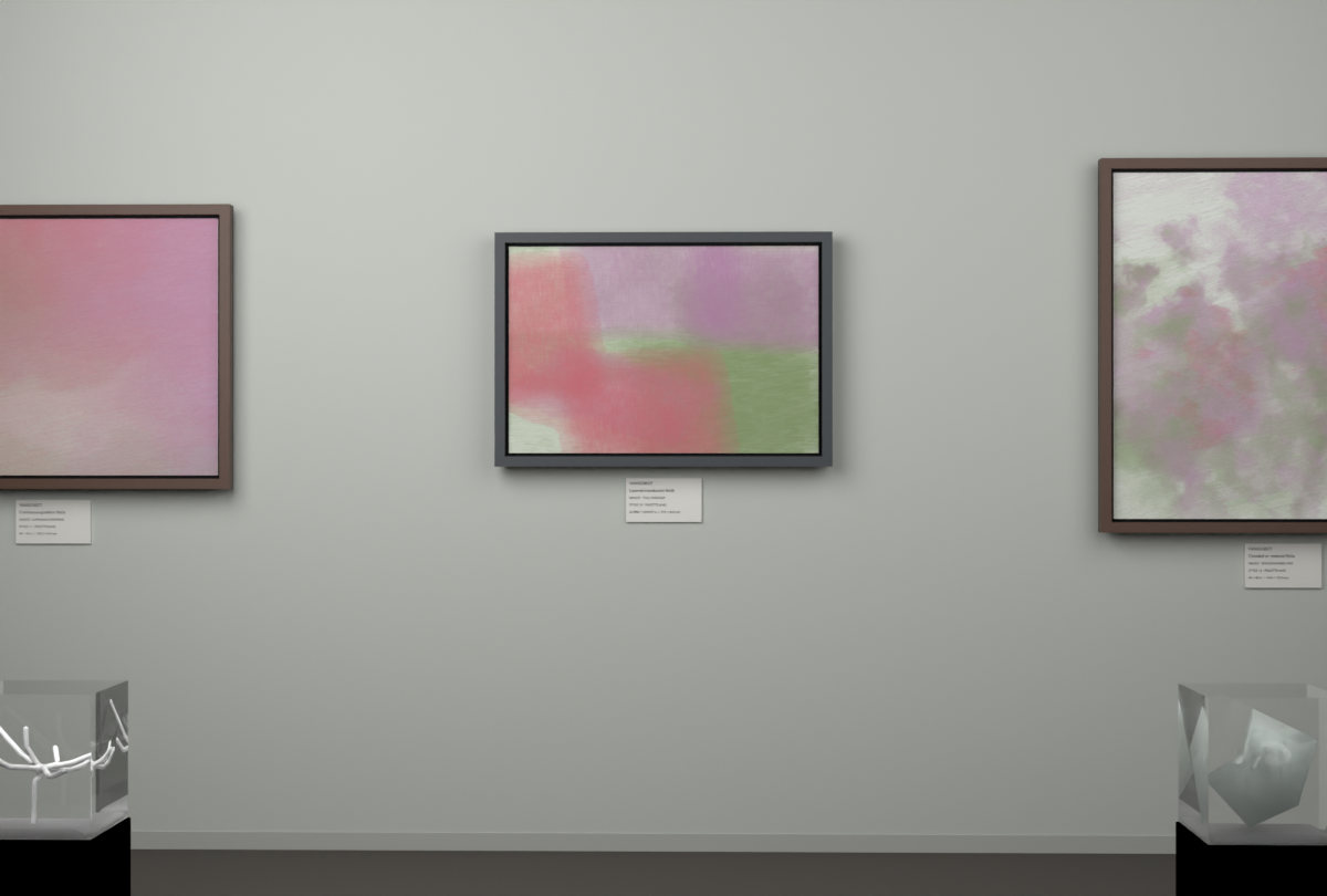 Tall Passages · gallery context room view