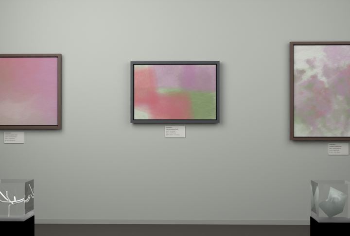 Tall Passages — Layered translucent fields, palette 162
