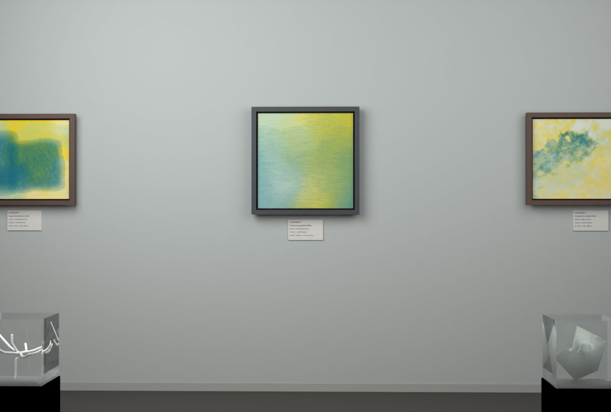 Off-Centre Pool · gallery context room view