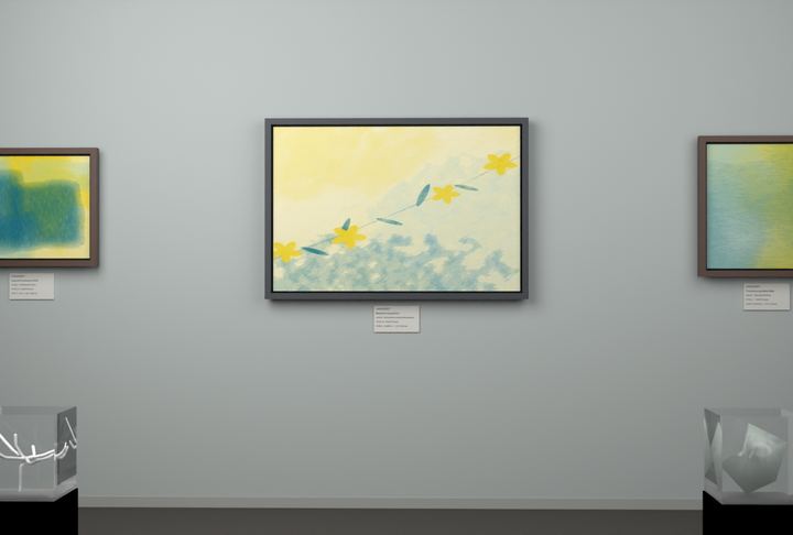 Botanical Flowering Branch — Botanical composition, palette 163