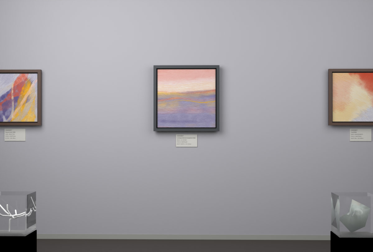 Low Estuary · gallery context room view
