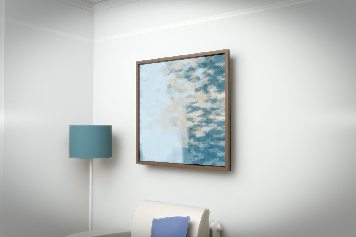 Cross-Rubbed Surface · white right context room view