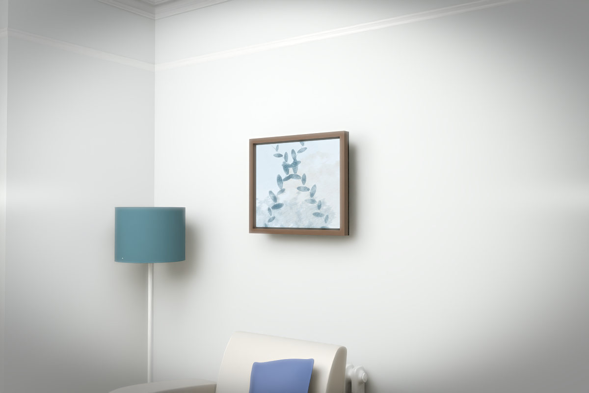 Botanical Coastal Kelp · white right context room view