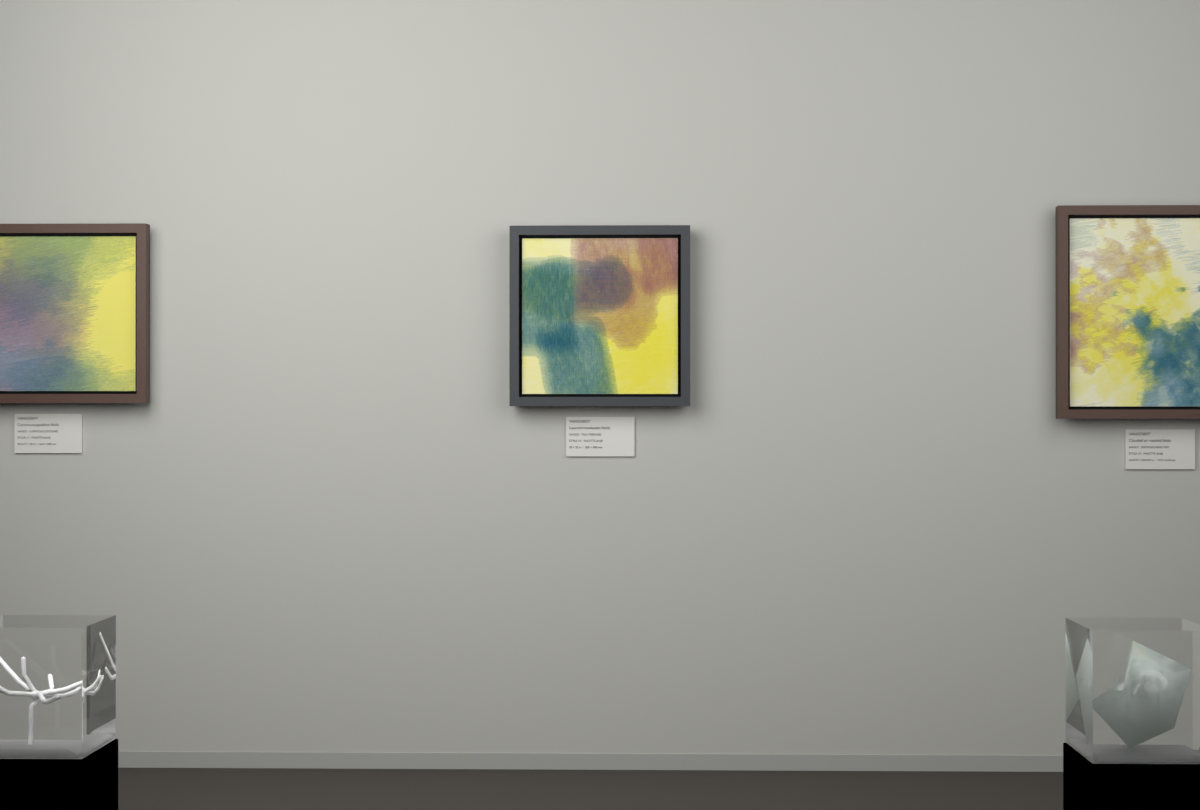 Tall Passages · gallery context room view
