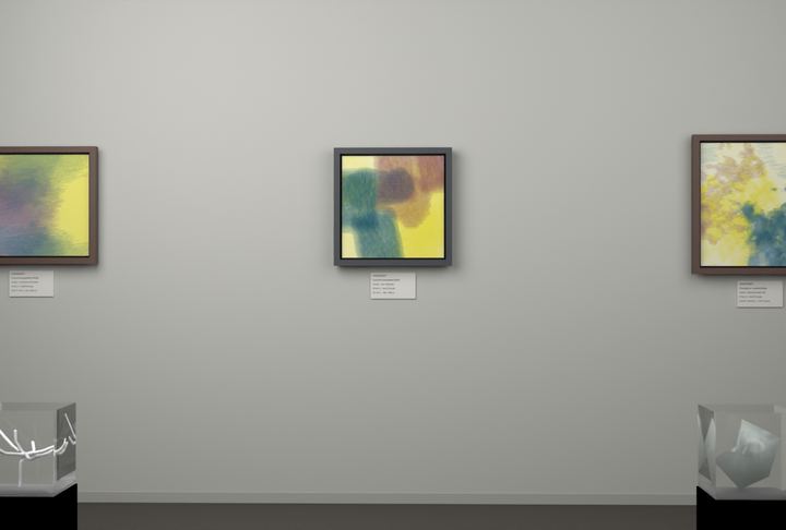 Tall Passages — Layered translucent fields, palette 168