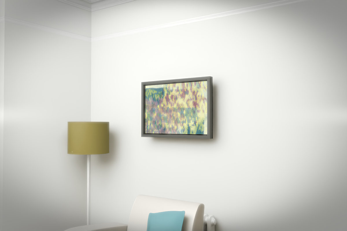 Vertical Scrapes · white right context room view