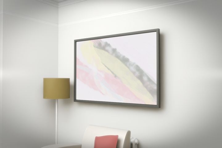 Descending Sweep — Gestural color fields, palette 169