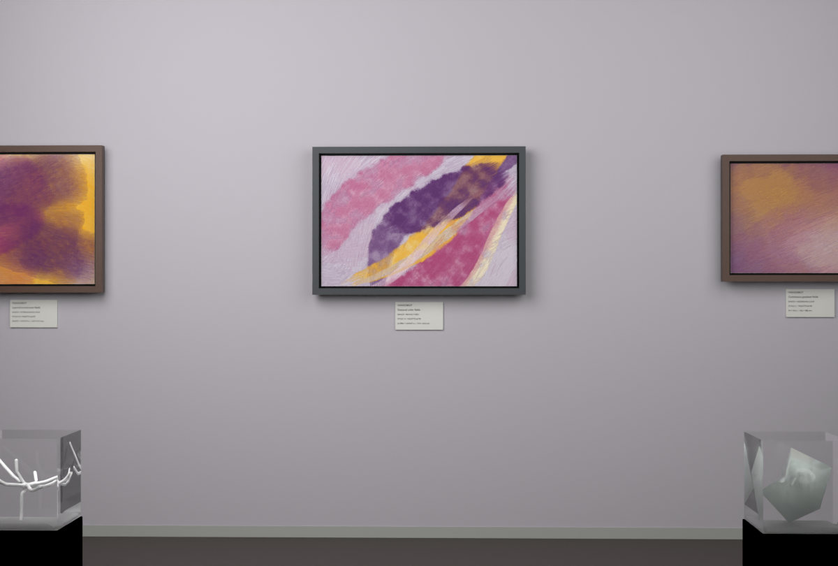 Broad Turn · gallery context room view