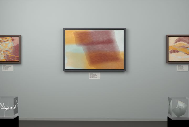 Cross-Current Planes — Layered translucent fields, palette 171